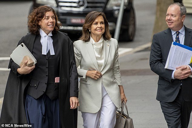 Relations between Wilkinson and the network deteriorated after she retained her own legal counsel, Sue Chrysanthou SC (left), to represent her in the case rather than using Ten's lawyers