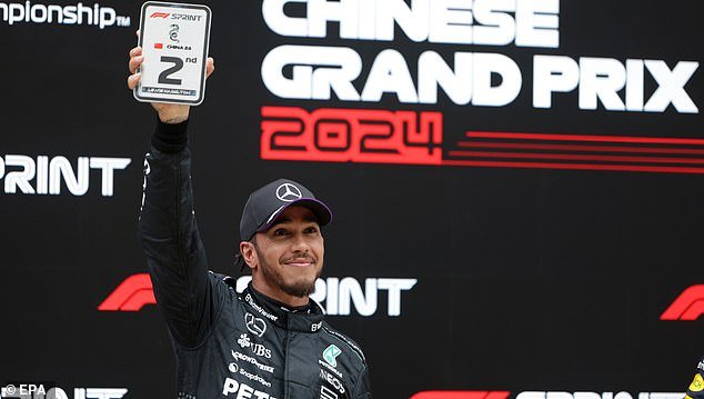 Hamilton claimed his second place reminded him of 'why he loves driving F1'