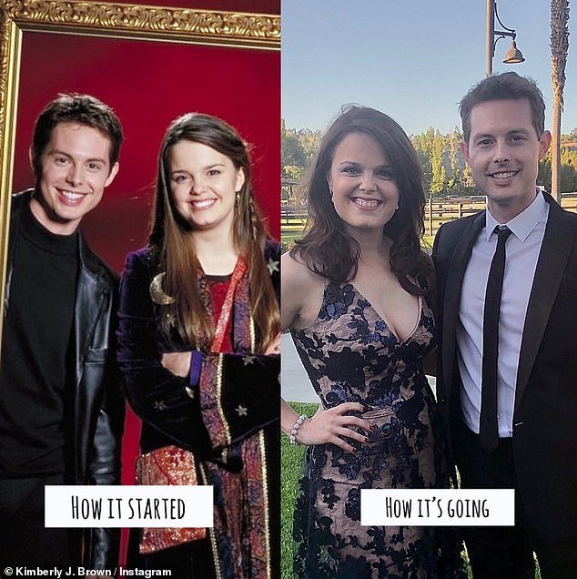 They previously met on the set of Halloweentown 2 in 2001, but didn't start dating until years later.  After completing the film, they remained friends and kept in touch via social media until reconnecting in 2016.