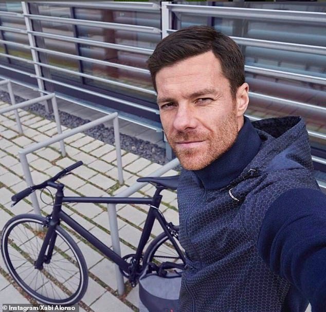 Cycling was one way Alonso stayed fit and active as a Bayern Munich player