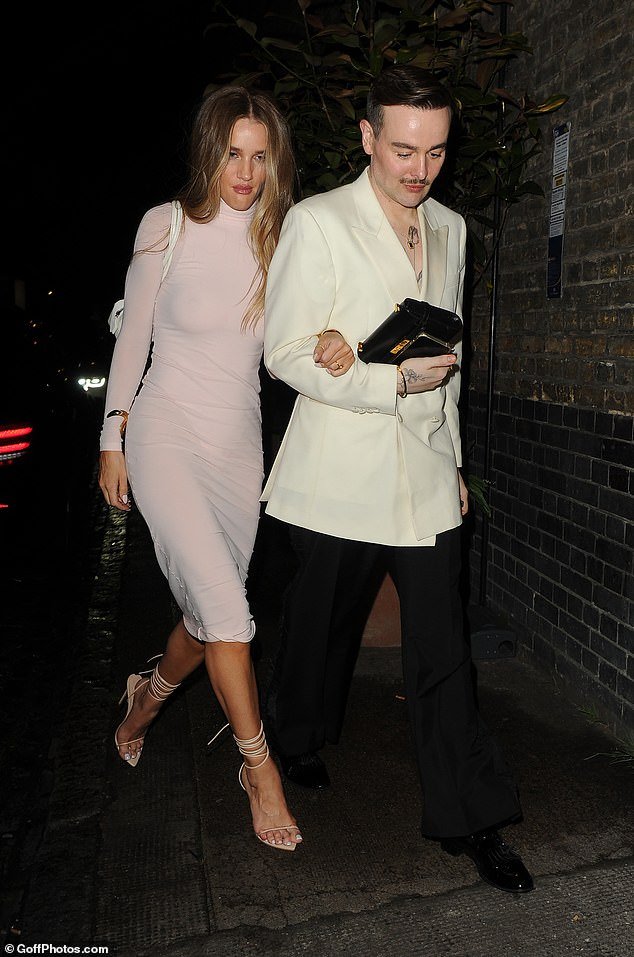 She was seen leaving Lou Lou's private club with friends, followed by a trip to the Chiltern Firehouse