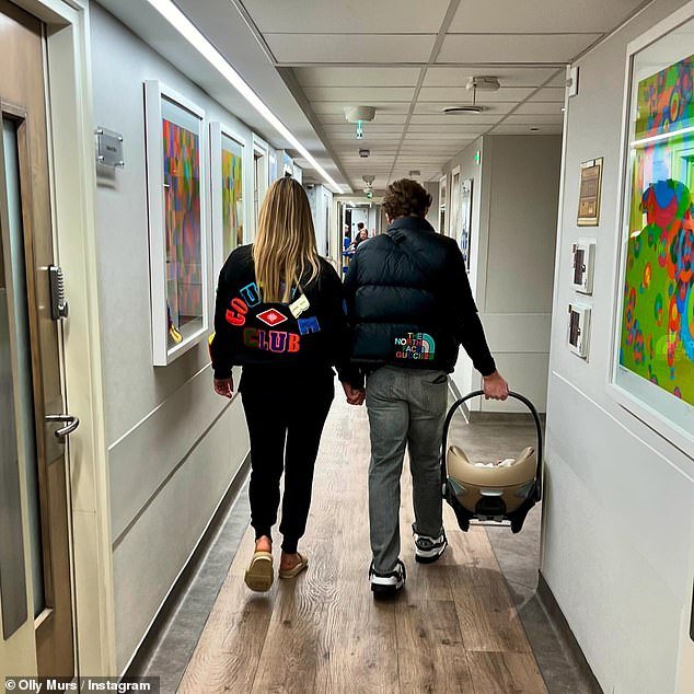 Olly and the bodybuilder, 31, who married in July last year, announced the arrival of their daughter, Maddison, earlier today