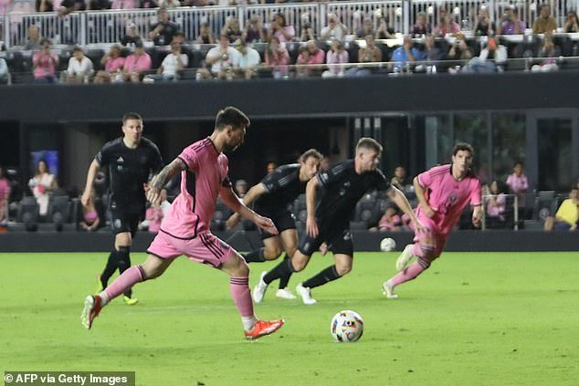 Messi gave Miami a two-goal cushion when he converted on a penalty in the 81st minute