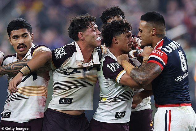 The Roosters prop called Mom a monkey in the first round in Las Vegas