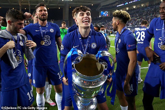 Havertz played a crucial role in Chelsea's victory in the 2021 Champions League, scoring the winner