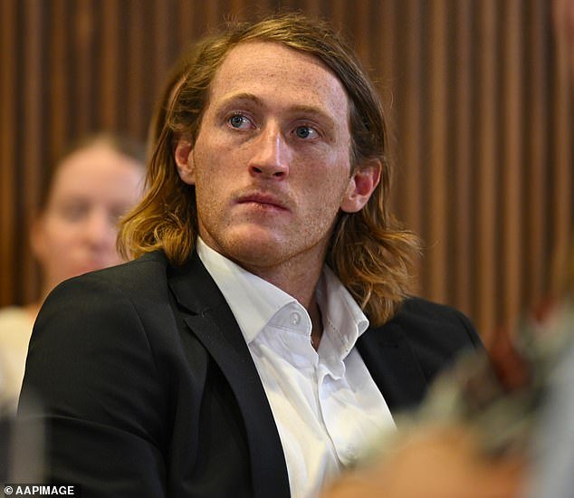 Collingwood premiership defender Nathan Murphy attended the speech, days after announcing his retirement from the AFL due to ongoing concussion problems