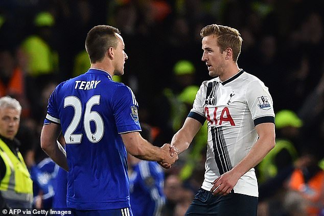 Former Tottenham striker Harry Kane (R) was the last name Terry gave in the interview
