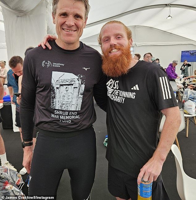 Cracknell also paid tribute to fellow competitor Russell Cook, dubbed Britain's 'hardest guy' for running the length of Africa, from Cape Agulhas in South Africa to Ras Angela in Tunisia.
