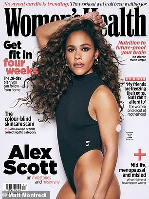 You can read the full interview with Alex Scott in the May issue of Women's Health UK, on ​​sale now