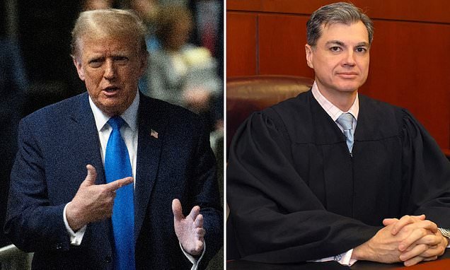 1713875435 27 Donald Trump trial LIVE Ex president faces jail for contempt if