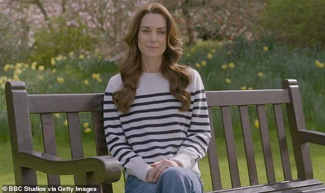Earlier this month, Kate revealed she had been diagnosed with cancer in an emotional video message