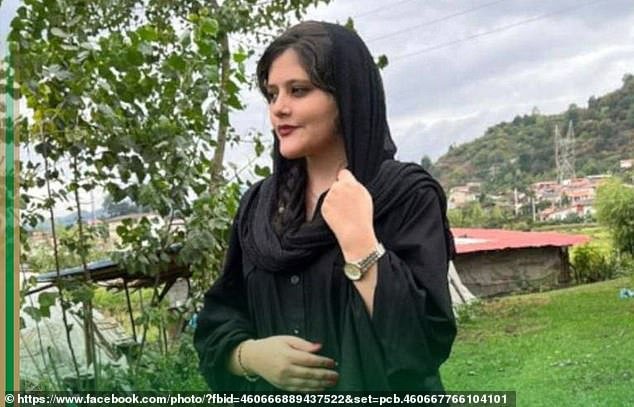 Mahsa Amini dies after being arrested by the vice squad because of her appearance.  She was visiting the Iranian capital with her family