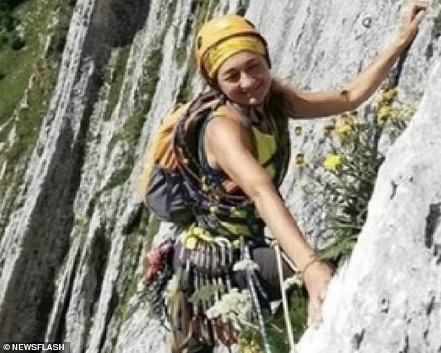 The climber had volunteered at a mountaineering school, which paid tribute to her after her death.  It read: 'Your enthusiasm was an inspiration to us all, your vitality gave us strength and your optimism lit up every room as soon as you crossed the threshold.'