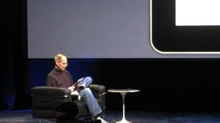 Steve Jobs' first iPad