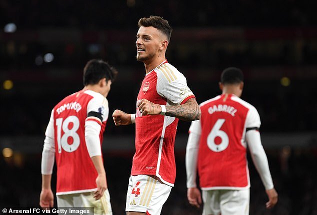 Ben White bagged a brace on an excellent night for the Arsenal defender