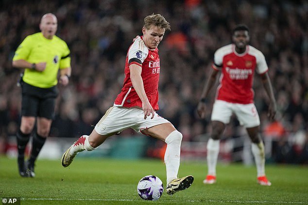 Arsenal captain Martin Odegaard was a class personality in an excellent performance for the Gunners
