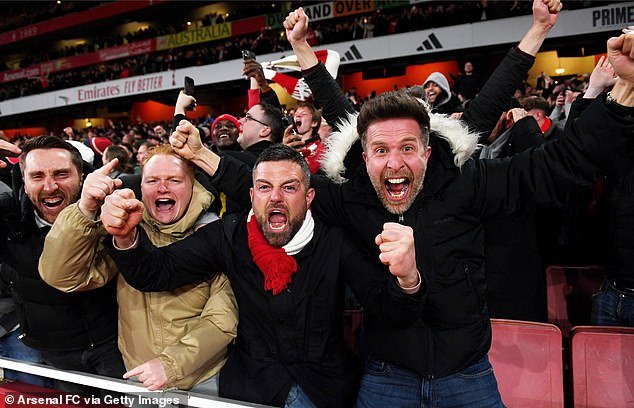 The home fans were in full voice as they watched their team send out a message in the title race