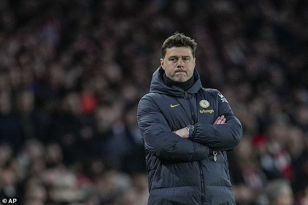 Mauricio Pochettino watched as his Chelsea side were dismantled in the Emirates