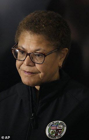 L.A. Mayor Karen Bass and her family were not injured during Sunday's incident, LAPD officials said