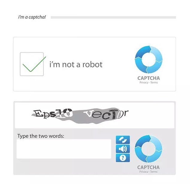 Captcha was created in 2000 as a way to prevent bots from accessing a website and is an acronym for 'Completely Automated Public Turing Test to Tell Computers and Humans Apart'