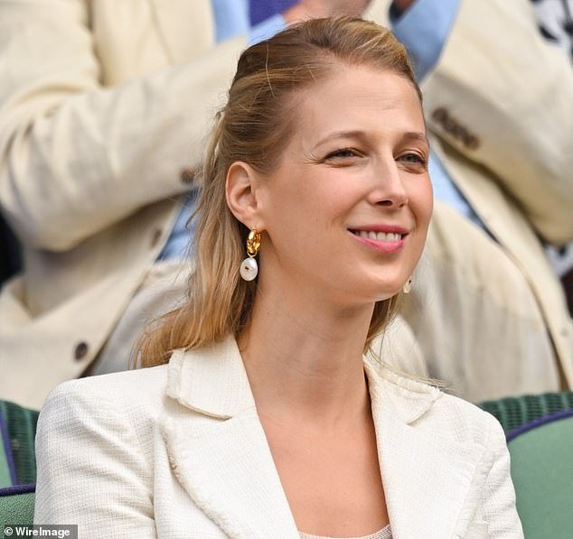 Lady Gabriella Windsor attended day eight of the Wimbledon Tennis Championships in July 2022