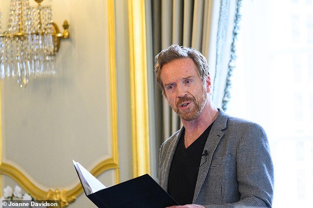 The actor and musician were on hand to read selected poems from the American Ambassadors Residence