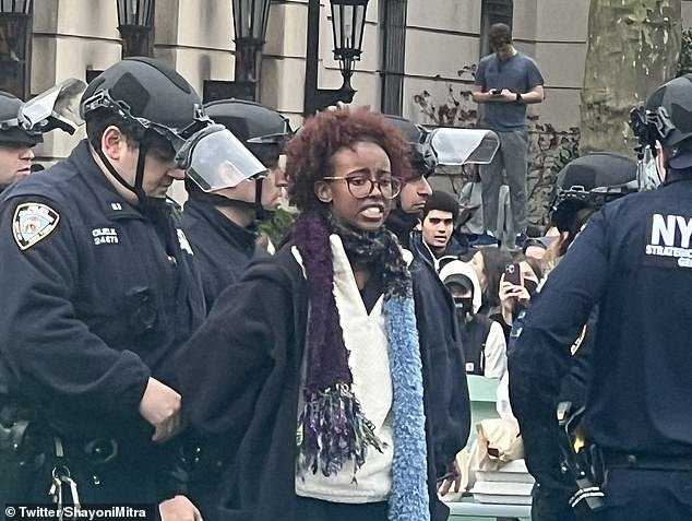 Hirsi was arrested for refusing to leave an on-campus encampment and subsequently suspended from Barnard College