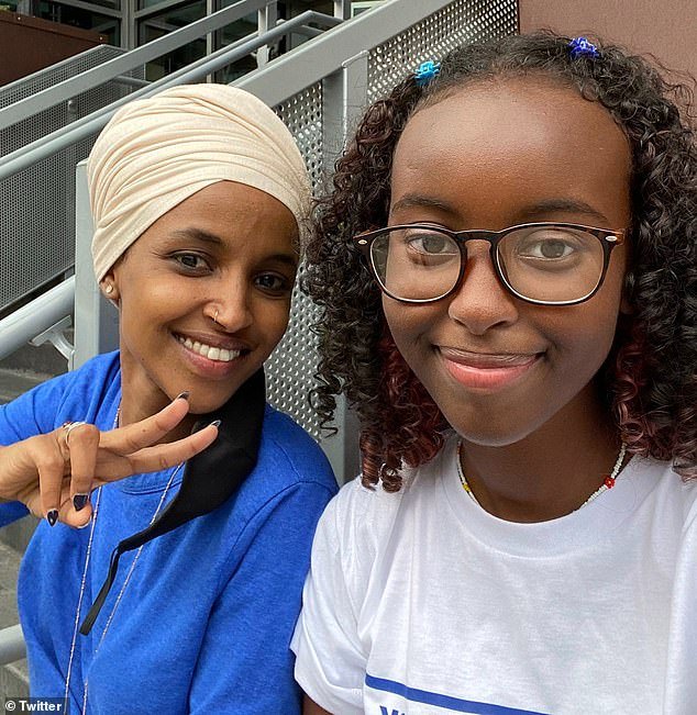 Omar supported her daughter in the aftermath of her arrest and suspension, praising Hirsi in a social media post