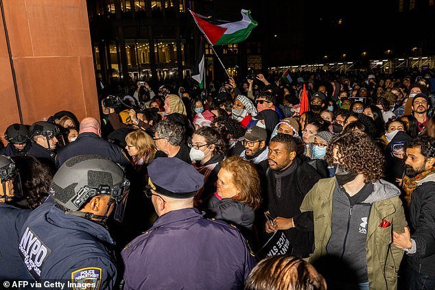 In total, more than 200 protesters have been arrested by the NYPD in connection with campus activism
