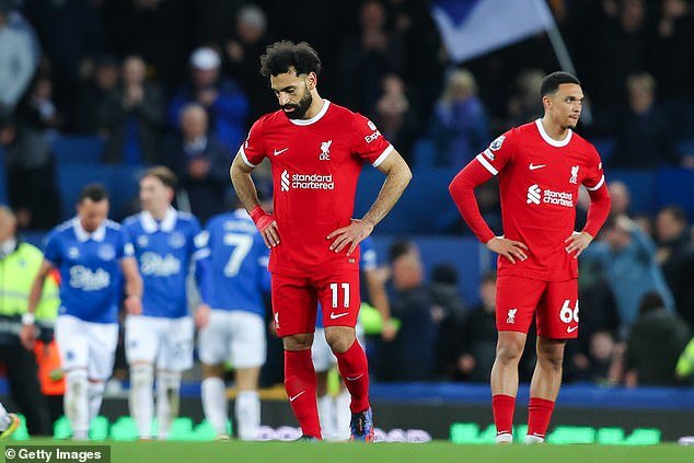 Liverpool lost ground in the Premier League title race after being dismantled by Everton