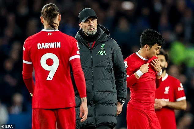 Reds boss Jurgen Klopp was frustrated with his side's performance after the match