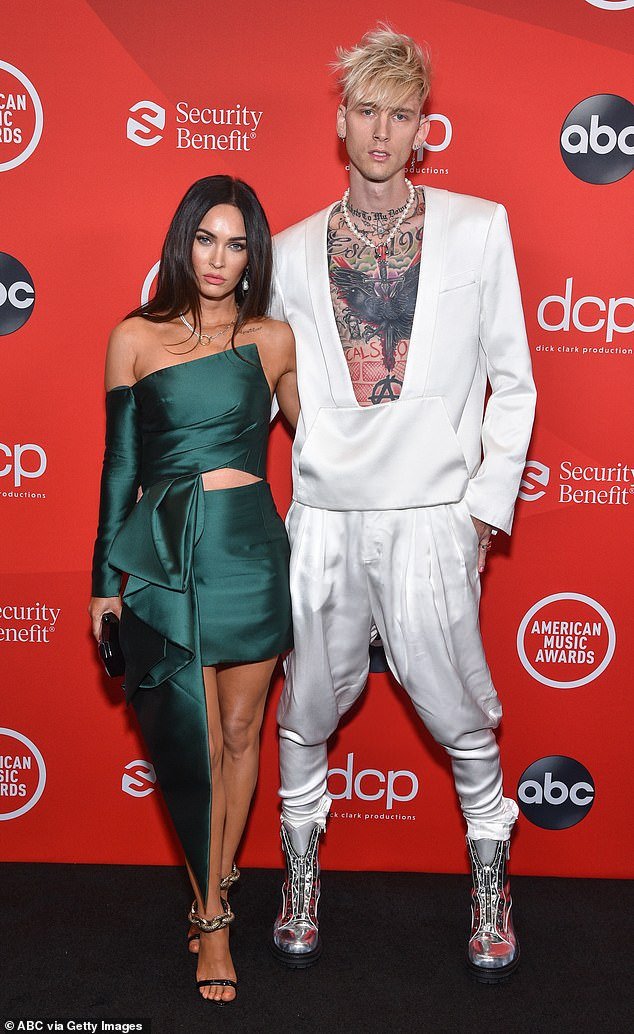 Megan's appearance at MGK's party comes nearly a month after she shared that the couple ended their engagement, though she declined to elaborate on the current status of their relationship;  the duo seen in 2020