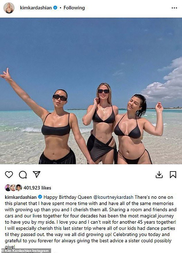 Kourtney, who gave birth to her fourth child in November, recently fired back at a troll who criticized her post-baby body in a photo her sister Kim shared on her birthday