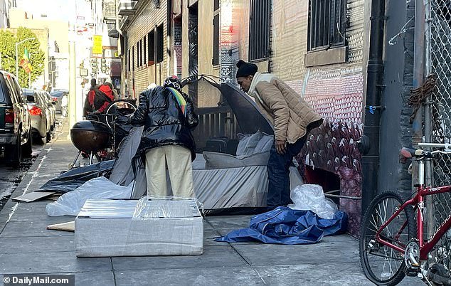 Located in downtown San Francisco, The Tenderloin has a reputation for crime and has some of the highest levels of homelessness and illegal activity in the crime-ridden city.  It is the center of San Francisco's Fentanyl crisis