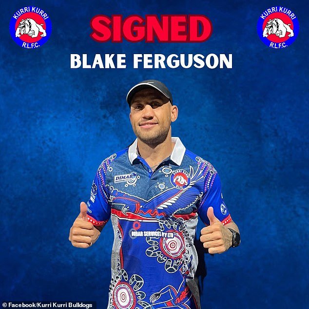 Ferguson, 34, is said to be unwelcome at the Bulldogs, while his former teammates are furious over his alleged behavior (pictured, after signing with the club in 2023)
