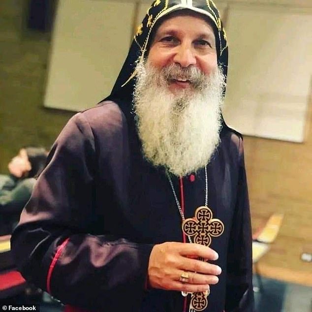 Elon Musk's legal team provided details of an affidavit from Bishop Emmanuel (pictured) stating the Christian leader's consent to share the content and remain online