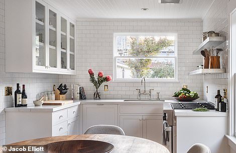 She made some infrastructure improvements and renovated the 1920s home, including the addition of a new kitchen