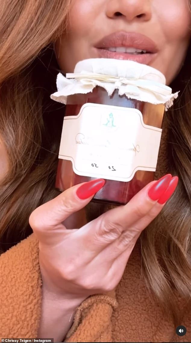 Chrissy Teigen, model and owner of the Cravings cooking series, also touted Meghan's jam on Instagram