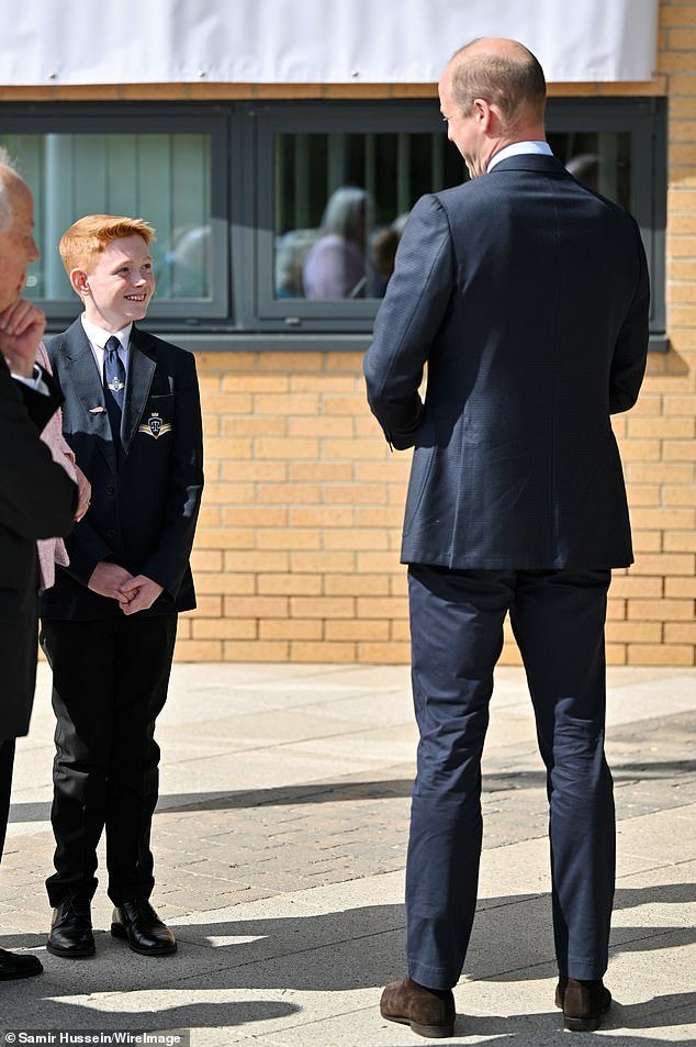 Little Freddie, pictured, wrote a letter to the Prince of Wales last year to inform him of a mental health initiative he and his friends set up at school