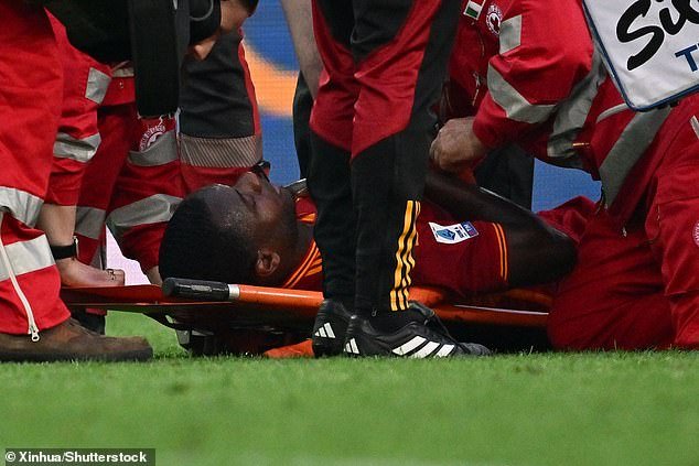 The original match on April 14 was abandoned after Roma defender Evan Ndicka collapsed