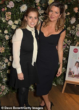Beatrice attended the book presentation of friend and nutritionist Gabriela Peacock in 2021