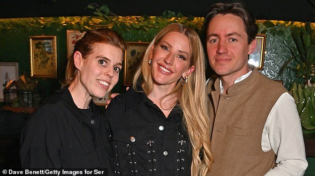 Beatrice and Edoardo at Ellie Goulding's star-studded party after her concert at the Royal Albert Hall