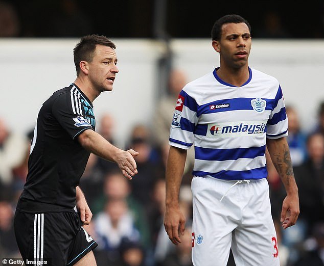 It came after Terry (left) was accused of racially abusing Ferdinand's brother Anton (right)