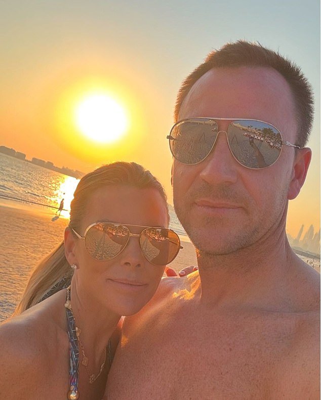 Terry recently posted photos of himself and his wife Toni on holiday in Dubai