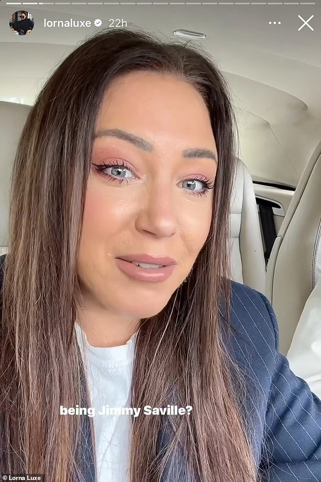 Lorna admitted she was shocked and dismayed by the cruel slur, as she shared a video telling her fans that the couple were laughing at the critics - but called the claims 'a bit mean'