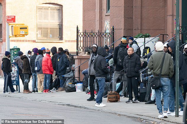 Migrants flood St. Brigid School in New York