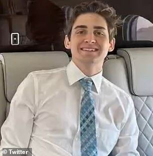 Student Jack Sweeney, 21, runs social media accounts that track the private jets owned by Swift and other celebrities, billionaires and politicians