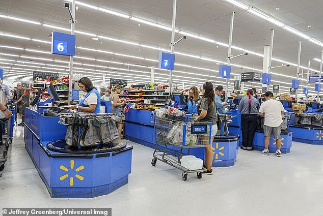 In two stores, in Missouri and Ohio, Walmart will completely replace self-checkout machines with 