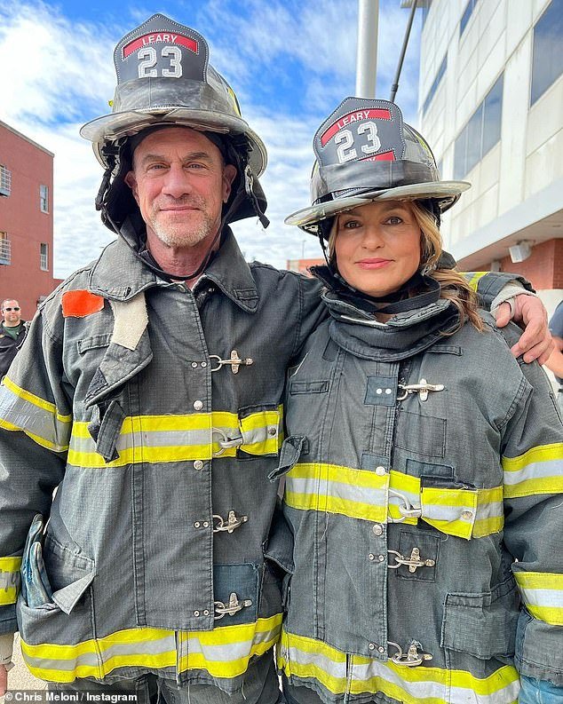 Fans are excited to see Meloni reunite with former SVU costar Mariska Hargitay (R) in crossover episodes, but organized crime keeps him working apart most of the time