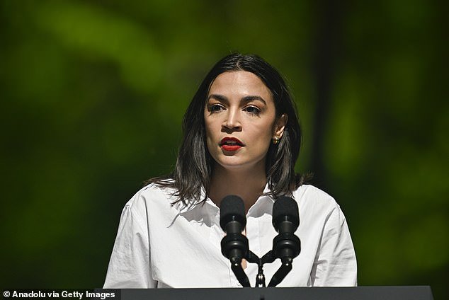 Representative Alexandria Ocasio-Cortez blasted the NYPD for deploying counter-terrorism units to target pro-Palestinian protesters at Columbia University
